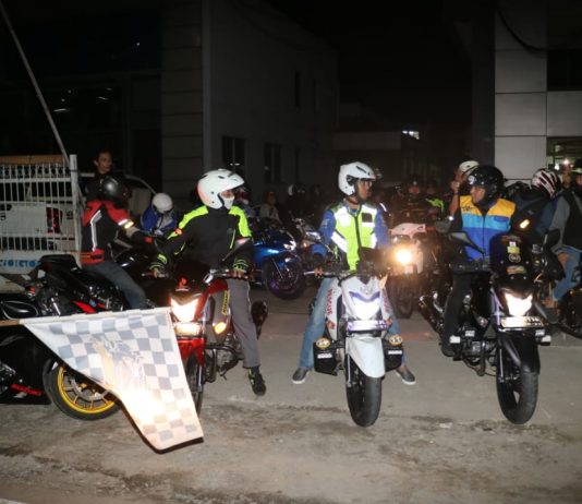 Suzuki Special Day, Ratusan Bikers Kompak Riding Malam Suzuki Special Day