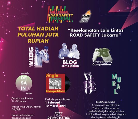 Lomba Kreativitas Milenium di Millenial Road Safety Festival 2019 Berhadiah Jutaan Lomba Kreativitas Milenium di Millenial Road Safety Festival 2019