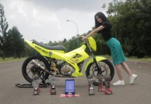 Suzuki Satria FU150 2009 Zikri Sosis Racing