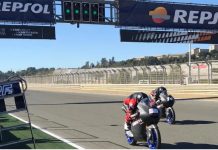 Tim Moto2 dan Moto3 di Valencia