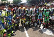 Indoclub Championship Pimpin Doa Bersama Untuk Mendiang M Zaki di Tengah Sirkuit Zaki