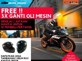Beli Motor di KTM Galaxy Bekasi Bisa Dapat Helm RSV dan 2 Hadiah Lain Beli Motor di KTM Galaxy Bekasi