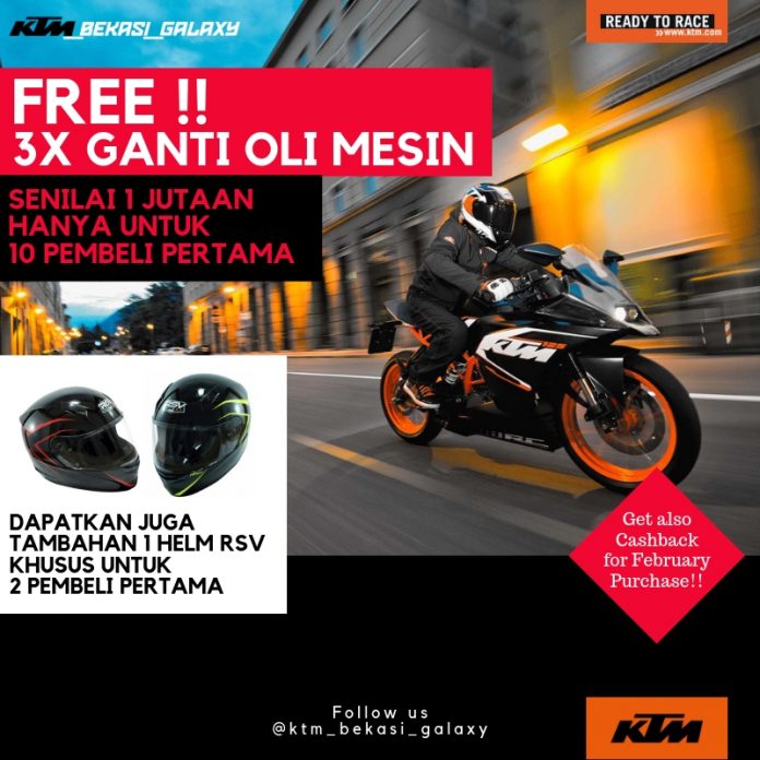 Beli Motor di KTM Galaxy Bekasi