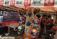 Helm NHK di Indoclub Championship Seri 2 Subang 2019 Helm NHK
