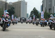 Gelaran Touring Lintas Milenial 2019 Polda Metro Jaya Dibanjiri 3 Ribu Pemotor Touring Lintas Milenial 2019 Polda Metro Jaya