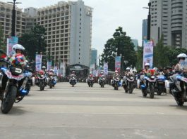 Gelaran Touring Lintas Milenial 2019 Polda Metro Jaya Dibanjiri 3 Ribu Pemotor Touring Lintas Milenial 2019 Polda Metro Jaya