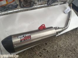 Knalpot Baru Daytona GP Taper Big Silincer untuk Yamaha Aerox Daytona GP Taper Big Silincer