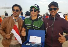 Crosser Indonesia Kibarkan Merah Putih di Kuwait