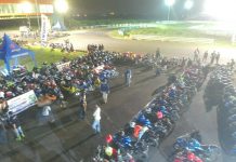 Di Suzuki Saturday Night Ride Surabaya 400 Pemotor Dapat Ilmu Cornering Suzuki Saturday Night Ride Surabaya