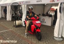 Mencicipi Motor Listrik Gesits, Tarikan Bawah Ngibrit Euy! Motor Listrik Gesits