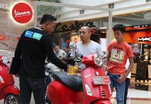 Bisa Test Vespa Primavera S dan Sprint S di Pameran Mall to Mall Piaggio Indonesia di PIM2 Mall 2019 Piaggio Indonesia