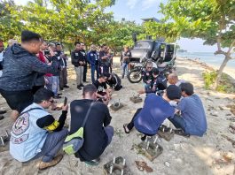 Tergerak Biota Laut Terusik, Komunitas RORI Peduli Terumbu Karang Digelar di Ujung Genteng Komunitas RORI Peduli Terumbu Karang