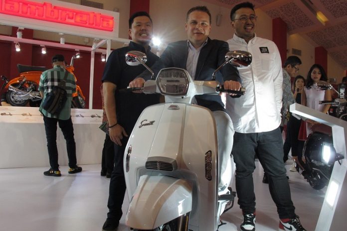 Test Ride Lambretta di Telkomsel IIMS 2019