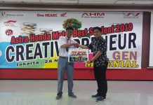 Siswa Kreatif SMK Jaya Buana Pemenang Astra Honda Motor Best Student 2019 Wahana Astra Honda Motor Best Student 2019
