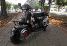 Modifikasi Vespa Terbalik Kreasi Pria Asal Medan Modifikasi Vespa terbalik