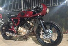 Memodifikasi Suzuki Satria FU150 jadi Cafe Racer