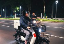 Gaya Modifikasi Honda Super Cub C125 Ananda Omesh, Maskot Tigrehood Gaya Modifikasi Honda Super Cub C125 Ananda Omesh