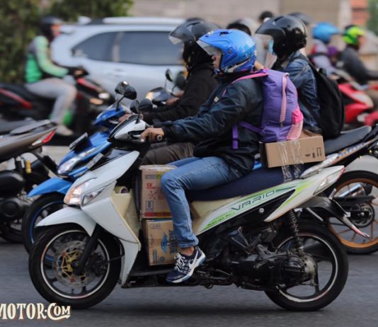 Perhatian, Mudik Pakai Motor Juga Bisa Kena Denda Rp 100 Juta Mudik pakai motor didenda
