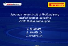 Ikuti Quiz Pirelli di Channel Astra OtoshopYoutube Ikuti Quiz Pirelli di Channel Youtube