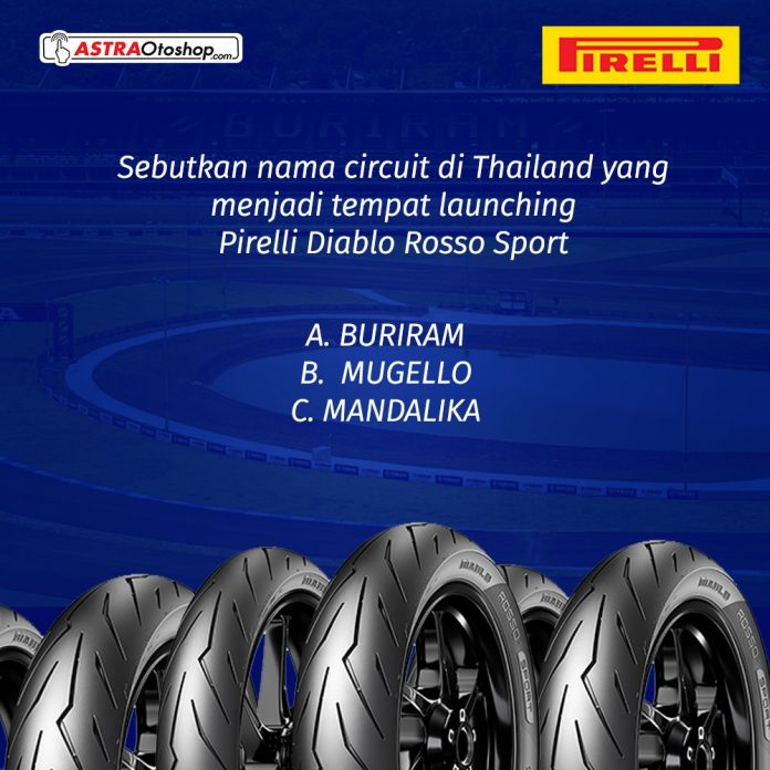 Ikuti Quiz Pirelli di Channel Youtube