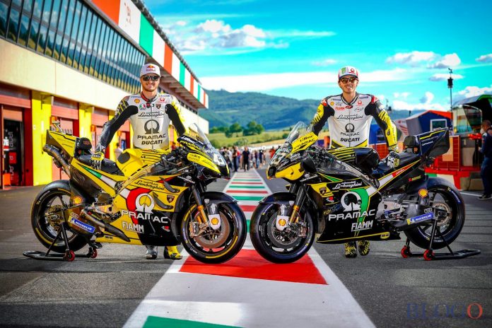 Livery Pramac Ducati di MotoGP 2019 Mugello