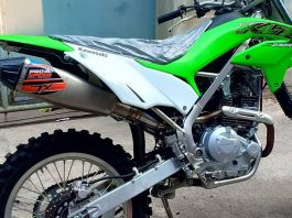 Knalpot Pro Speed untuk Kawasaki KLX230 Sudah Ada, Clip-On Tapi Sudah Ngacir Knalpot Pro Speed untuk Kawasaki KLX230