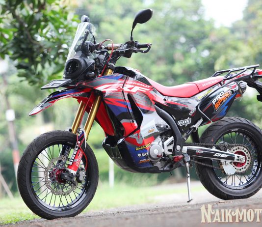 Honda CRF 250 Rally Jadi Supermoto Adventure Ala Bos Pro Speed