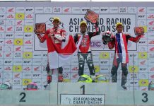 Pembalap AHRT Meraih 3 Podium AP250 di Zhuhai Meraih 3 Podium AP250