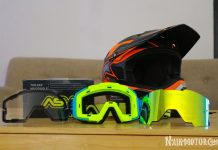 Frame Magnetik dan Visor Antigores dari ASV MX Goggle LY 67 – 1 ASV MX Goggle LY 67 – 1