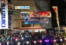Suzuki Saturday Night Ride 2019 Banjarmasin Riuhkan Taman Wisata Kamboja Night Ride 2019 Banjarmasin