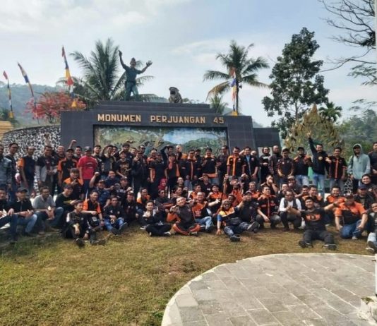Touring Merdeka HMPC Indonesia 2019 Tunjukkan Nasionalisme Komunitas MegaPro Touring Merdeka HMPC Indonesia 2019