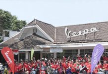 Vespa LX125 Baru Diperkenalkan Keliling Bandung, dengan Tag “The Timeless Classic” LX125 Baru Menyapa Bandung