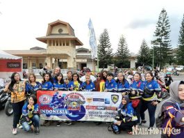 Motoris Wanita LBI Touring ke Jamnas IMI di Lombok Selama 3 Hari LBI Touring Ke Jamnas
