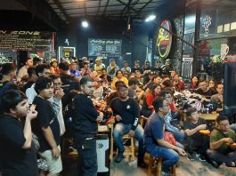 Bike Corner Jakarta, Ajak Nobar MotoGP Sekaligus Lelang Helm Pembalap Moto2 Nobar MotoGP Bike Corner