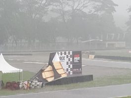 Diterjang Hujan Angin, OnePrix Kelas Bebek 4T 150cc Tune Up Expert Akhirnya Dibatalkan Diterjang Hujan Angin