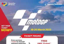 Beli Tiket MotoGP Mandalika di GP Hub Dyandra, Gratis 2 Tiket IIMS Tiket MotoGP Mandalika Hub