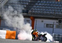Penyebab Terbakarnya Aprilia RS-GP Saat Tes MotoGP Valencia Diungkap Iannone Penyebab Terbakarnya Aprilia RS-GP