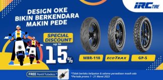 3 Model Ban IRC Didiskon Hingga 15%