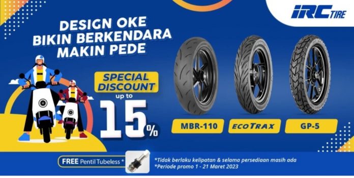 3 Model Ban IRC Didiskon Hingga 15%