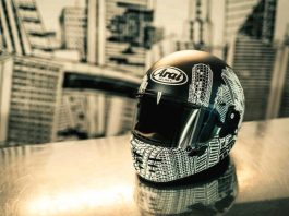 Arai Rapide Neo Roars Black, Peringati 20 Tahun Roars Original Japan Arai Rapide Neo Roars