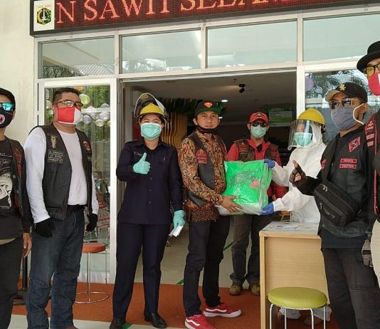 Jelang Ramadan, BB1%MC Jakarta Chapter Donasikan APD dan Masker di 5 Wilayah BB1%MC Jakarta Chapter