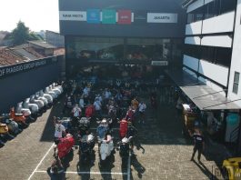 Keren! Gathering Vespa 946 Terbanyak Sepanjang Sejarah Difasilitasi GAIA Moto Gathering Vespa 946