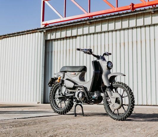 Sangar! Honda Super Cub 125X Dibuat untuk Ikut Reli Dust’n Sardinia 500 KM Honda Super Cub 125X