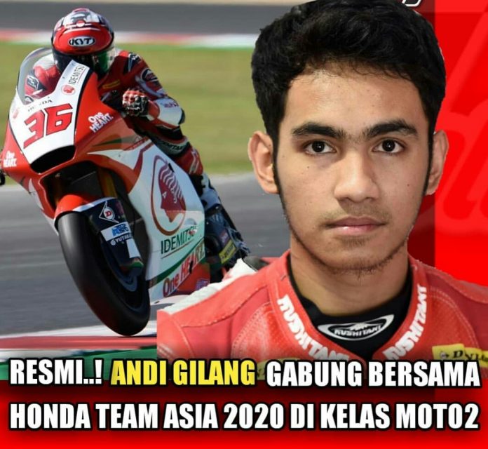 Andi Gilang di Moto2 2020