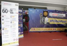 Mau Voucher Belanja AOP? Ikuti Permainan Dart di IIMS MotoBIke Expo 2019 Permainan Dart di IIMS