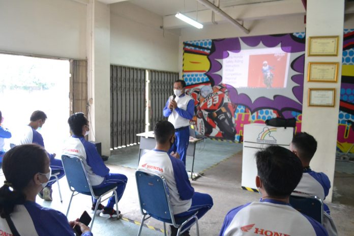 Pandemi tidak bisa surutkan semangat sebarkan paham safety riding Honda. Kontes Safety Riding 2021 Wahana tetap berlangsung (15/11/2021).