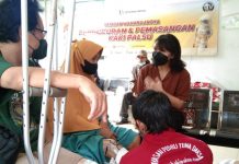Dalam Rangka HUT Setengah Abad, Wahana Artha Sumbangkan 50 Kaki Palsu Wahana Artha Sumbangkan 50