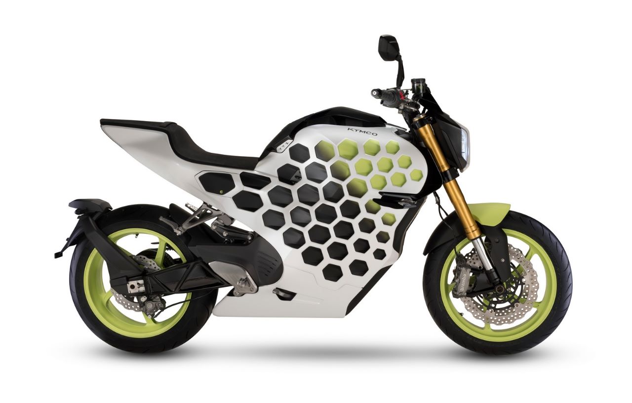 Kymco asal Taiwan hadirkan 2 model sepeda motor listrik, RevoNEX dan SuperNEX. RevoNEX bermodel naked sementara SuperNEX sportbike.