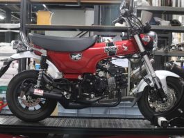 Yoshimura Hadirkan Muffler Lurus untuk Dax125, Seperti Knalpot Jadul Muffler knalpot Yoshimura untuk Honda Dax125. Foto: young machine, yoshimura