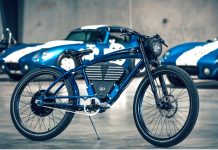 Vintage Electric Shelby Sepeda Cruiser Listrik Terinspirasi Cobra 289 Slab Side Vintage Electric Shelby